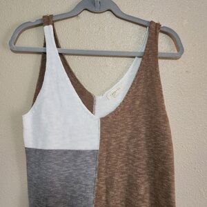 Adorable Promesa Small Colorblock Knit Tank Top